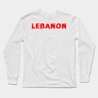 Lebanon tag Long Sleeve T-Shirt